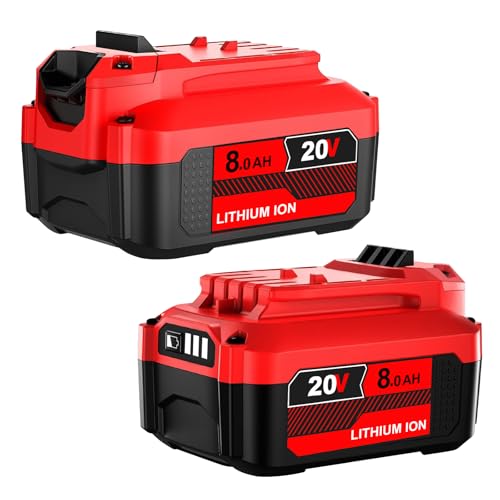 JAUKIST 20V 8.0Ah Replacement for Craftsman : 20V Replacement Compatible with Craftsman V20 Battery CMCB205 CMCB204 CMCB206 CMCB202 CMCB201 20V Cordless Power Tools and Charger