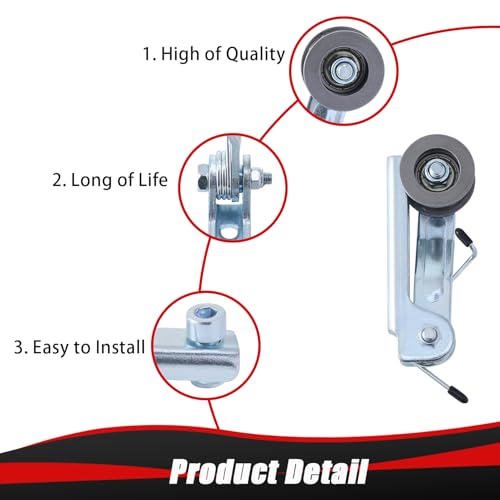 Image of KAMIER MX350 Chain Tensioner Adjuster with Spring Replacement for Razor MX350 MX400 SX350 ZR350 Dirt Rocket Bike Kids Electric Motocross Off Road Heavy Duty Parts Silver Razor Part W15128050079