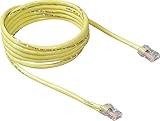 Belkin 3ft 10/100BT RJ45M/RJ45M CAT5E Patch Cable (Yellow)