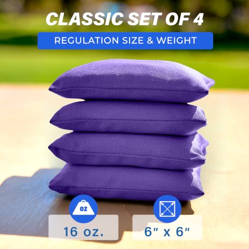 Image of GoSports Classic Cornhole Bean Bags Set of 4-16 Colors Available - Regulation All Weather, Mix and Match