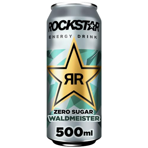 Rockstar Energy Drink Waldmeister Geschmack - Koffeinhaltiges Erfrischungsgetränk für den Energie Kick, EINWEG (12 x 500ml) (Verpackungsdesign kann abweichen) 3