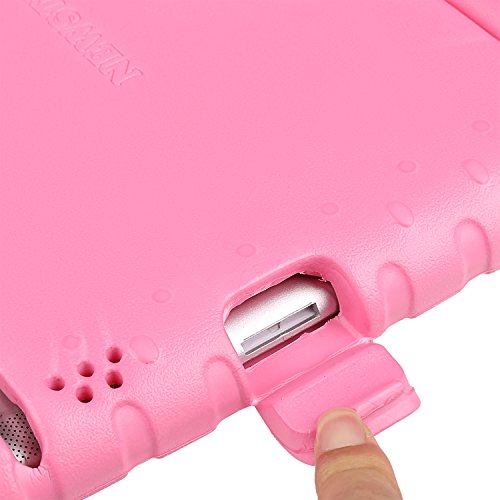 Newstyle Apple Ipad 2 3 4 Shockproof Case Light Weight Kids Case Super Protection Cover Handle Stand Case For Kids Children For Apple Ipad 4, Ipad 3 & Ipad 2 2Nd 3Rd 4Th Generation (Pink) #TOP4