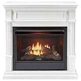Duluth Forge Ventless Liquid Propane Gas Fireplace with...