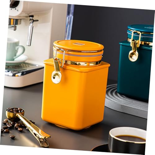 Envase Hermético para Café Naranja con Válvula de Unidireccional miniatura 5