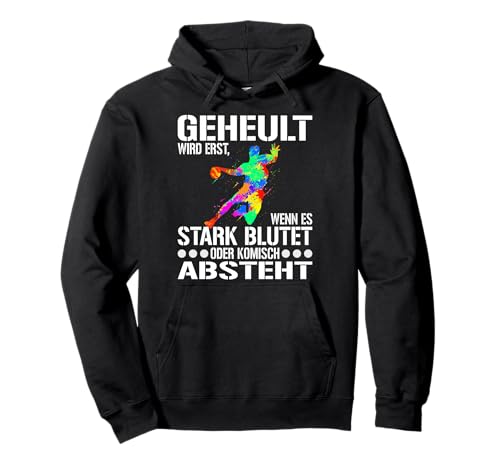 Handball Spieler Designs für Männer Frauen und Handball Fans Pullover Hoodie