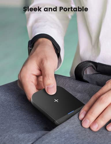 Image of Wireless Charging Pad, Qi-Certified Dual Wireless Charger for iPhones, Samsung Galaxy Phone, Airpods and Other Qi Enabled Devices