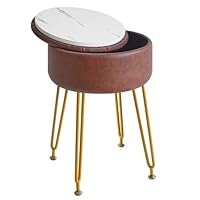 Moderne Fluwelen Ottomaanse Vanity Kruk Kleine Voetsteun Make-up Stoel met Goud Metalen Benen Gezellige Gestoffeerde Accent Kruk voor Woonkamer & Make-up Room Decor