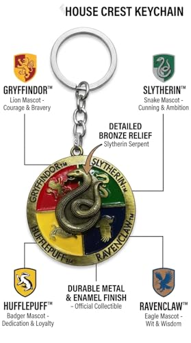 Image of Fashion fusion Harry Potter Rotating Metal Keychain for Car & Bike | Metallic Rotating Unique Keychain Keyring for Gifting
