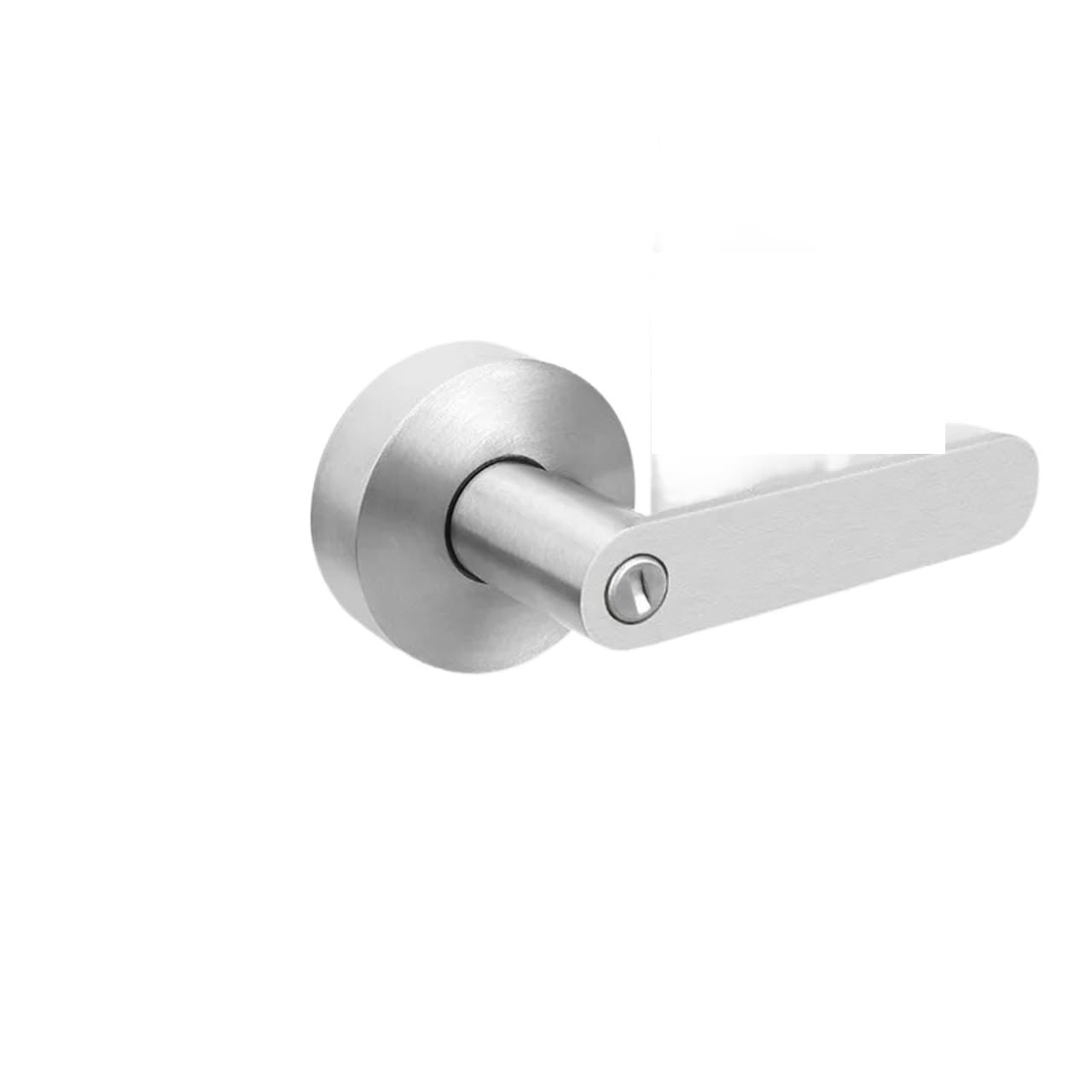 Sxolcoufoh Silver Without Key Spherical Lock Bathroom Bedroom Room Indoor 1Pcs(Silver Without Key)