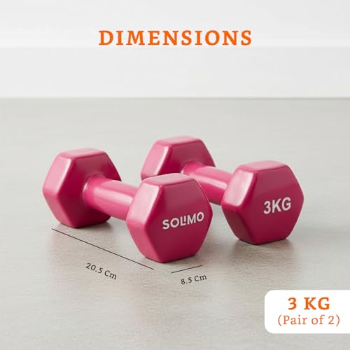 Image of Amazon Brand - Solimo Vinyl Dumbbell