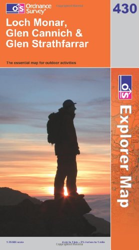 OS Explorer map 430 : Loch Monar, Glen Cannich & Glen Strathfarrar