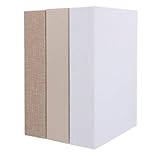 MOTHNUR 3 Stück Buchförmige Aufbewahrungsbox aus Leinenimitat mit Magnetverschluss Dekorative Hohlkammer Organizer für Bücherregal und Wohndekor