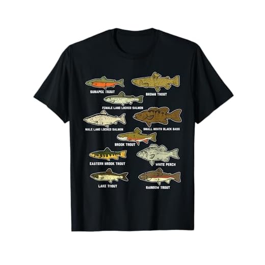 魚の種のトラウトのサーモンのバス釣りの漁師のアングラーのギフト Tシャツ