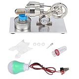Chispear el interés en la ciencia --- Los niños lo disfrutan y han adquirido una comprensión del modelo stirling.Este es un motor totalmente funcional que se utiliza como herramienta de enseñanza para demostrar cómo la energía se puede transformar en trabajo mecánico.
