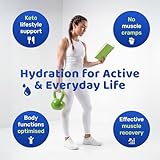 Ultra Lyte Keto Powder 240g – Fresh Green Grape Electrolyte Mix – 0 Carbs, 30 Servings – Potassium, Magnesium, Sodium – Sugar-Free, Fasting & Keto Friendly - Image 5