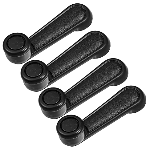 sourcing map 4 Stücke Fensterkurbel universal Autofenster Kunststoff Kurbel für Autotür-Fenster