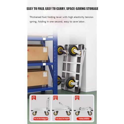 Carretilla plegable resistente para carga 850KG miniatura 4