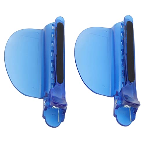 Pinzas separadoras para cabello Ymiko azul 2 piezas miniatura 1