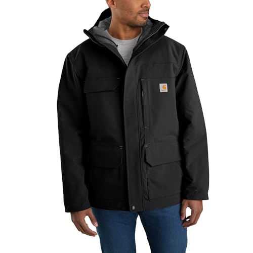 Carhartt Men's Super Dux™ Relaxed Fit Insulated Traditional Coat, BLACK,...