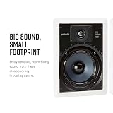 Polk Audio RC65i 2-drożne głośniki ścienne premium 16.5 cm, 2 sztuki, idealne do wilgotnych i wilgotnych miejsc wewnątrz/na zewnątrz - wanna, kuchnia, zadaszone ganki (białe, do malowania) (2