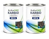 ButKarCHEM TK N°462737 1 kg de carbure 90 % pierres solides effet durable Calciumcabid carbure granulométrie de 8 à 15 (1 kg)