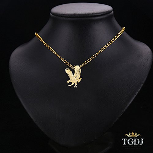 14K Yellow Gold Eagle Pendant - Height 62 MM Width 43 MM2