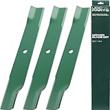 UDC Parts 601124 Mower Blades Replacement for Hustler Raptor SD 54' SDX XD X XL FasTrak 54 Inch 797696 Hustler Blades 601124X Super Z XR7 934760 932558 933101 934604 937797 935833/3 Pack Low Lift