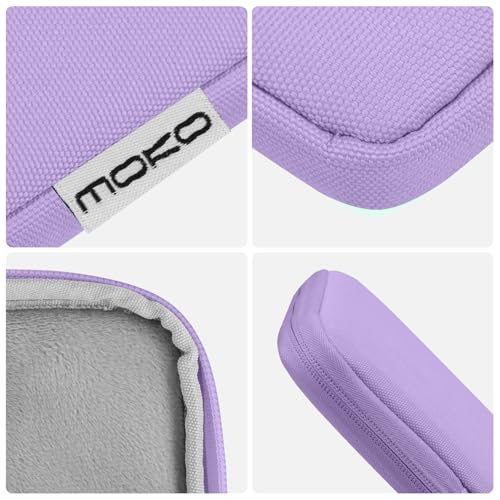 Image of MoKo 9-11 Inch Tablet Sleeve Bag Carrying Case Fits New 11inch iPad Air M4, iPad A16 2025, iPad Pro 11 M4, Air 5 /4 /3, iPad 10 /9 /8th Gen, Tab S8 /S9 11 inch, Tablet Carrying Case, Lilac