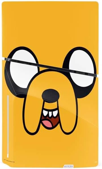 Skinit Decal Gaming Skin Compatible with PS5 Slim Disk Bundle - Officially Licensed Adult Swim Adventure Time Jake The Dog Design