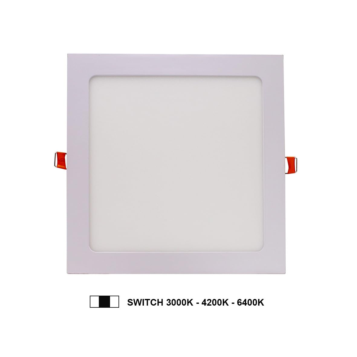 Aftertech Faretto LED Da Incasso Quadrato 12W – Bianco Freddo 5500K, 1100 Lumen, 220V, 120x120mm