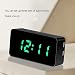Produktbild Digitaler Wecker, Digitaluhr, alarm clock, 5"LED-Display, Randlos Kurve, Dimmer, 12/24 Stundenanzeige, 3 Alarmtöne mit 2 einstellbare Lautstärke, Naturgeräusche, USB-Stromanschluss(ohne Adapter)
