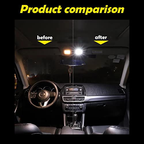 Bombilla LED para auto 31mm 4 piezas blanca miniatura 3