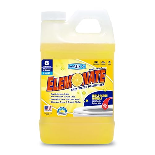 Walex Elemonate Liquid Grey Water Deodorizer for RV, Camper ...