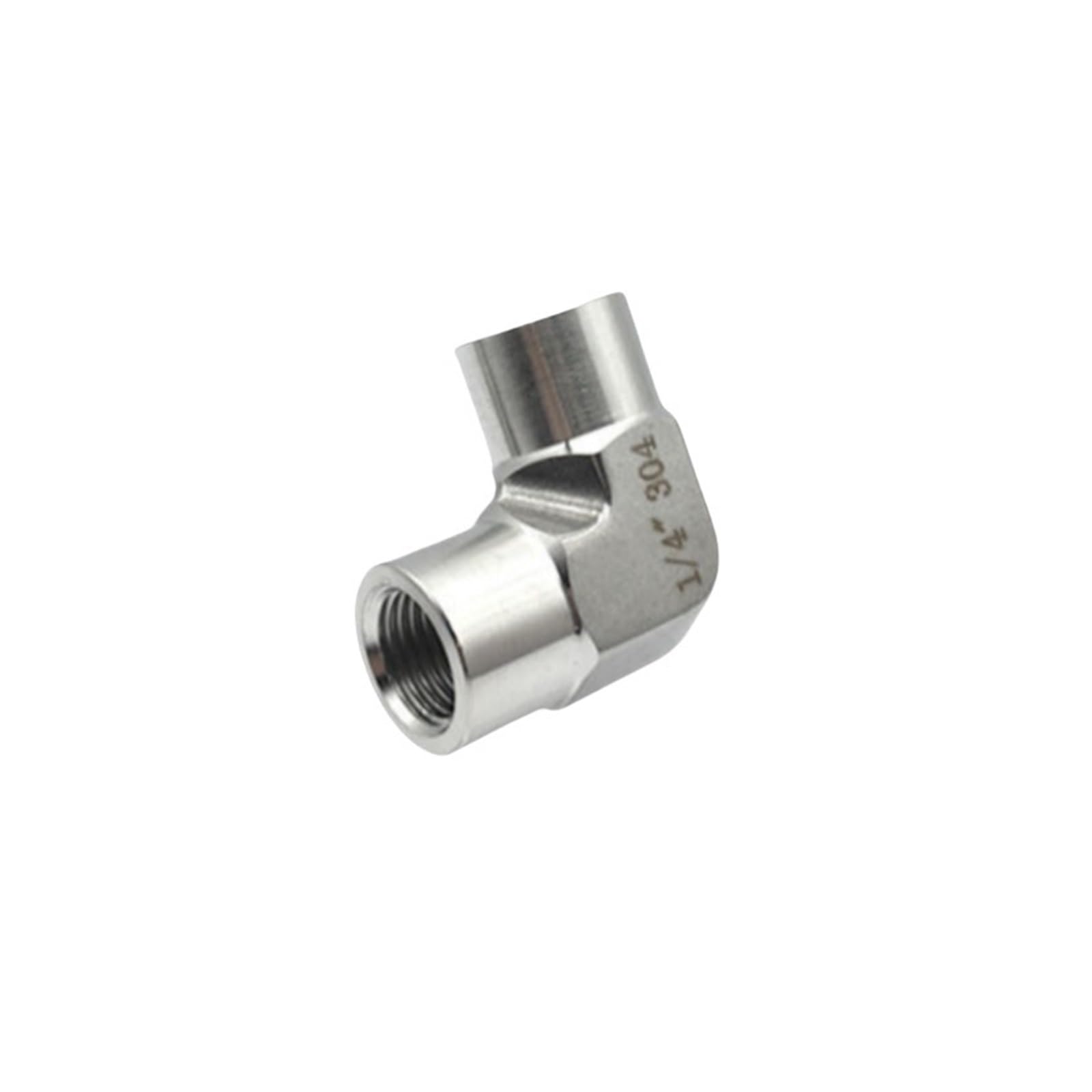 BHBHCPZGR 304 Stainless Steel High Pressure Forged Pipe Fitting Connector - 1/2" BSP Elbow Female-Female