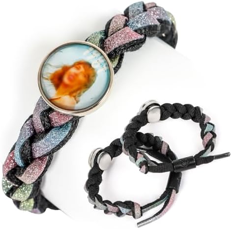 Taylor Bracelet Gifts for Music Lovers, Adjustable Hand Woven Bracelet A Present for Fans Girl, Pay Tribute to Sister Music Lover Singer Fans
