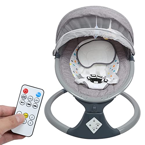 Ejoyous Columpio El&eacute;ctrico para Beb&eacute;s Desde El Nacimiento hasta Los 10 Kg, Hamaca con...