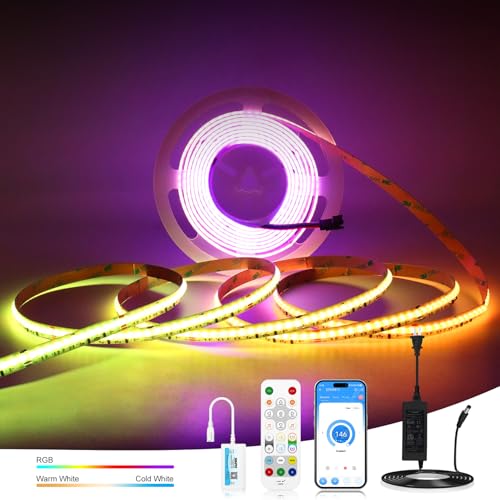 Tira LED RGBCCT Densidad 840 LEDs/m 5m con Controlador miniatura 1