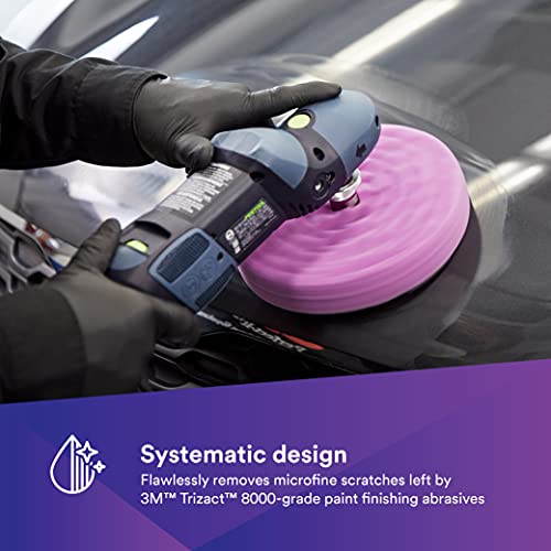 3M Perfect It 1 Step Finishing Material, 33040, Rubbing Compound, Machine Polish, Surface Buffing, 1 Gallon, 4/Case​, Purple #TOP4