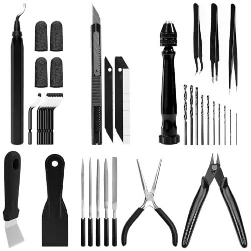 3D Printing Tool Kit Essential 3D Print Tools For Removing, Smoothing, Finishing, Deburring, Craving, Drilling 3D Print 