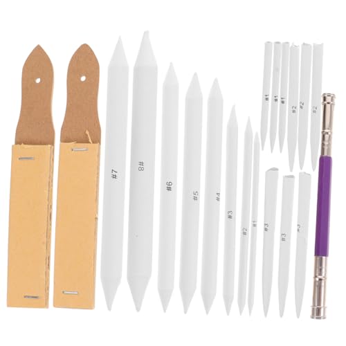 EXAOMBLE 素描用ブレンディングスタンプ点 軽量で耐久性のある 素材採用 多で日常絵画やスケッチ練習に 学生 初心者向け描画ツールキット