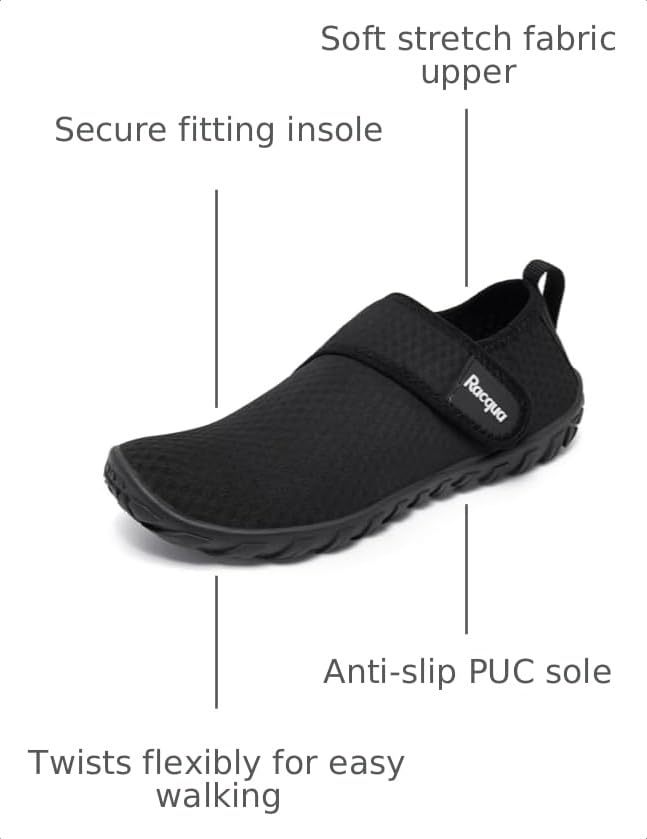 Image of Racqua Men's Women's Water Shoes Barefoot Quick Dry Lightweight Aqua Shoes Swim Beach Shoes