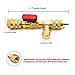 genleas 2020 Latest Version Valve Core Remover Tool 2.0/Installer with Dual Size SAE 1/4 & 5/16 Port for HVAC R22 R32 R404 R407 R410A Valve Core Removal Installer Tool with 4 Pieces Valve Cores