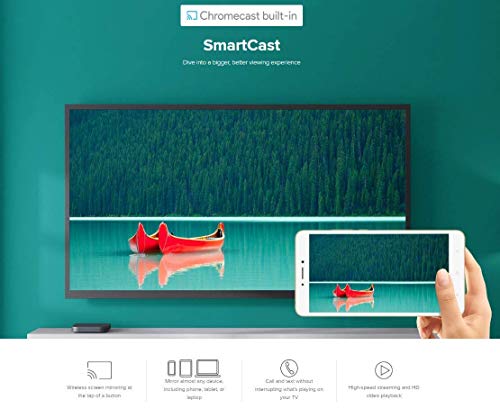 Xiaomi Mi Box S 2GB RAM + 8GB Storage Lecteur multimédia 4K Ultra HD avec télécommande Google Assistant, Bluetooth, HDR 4K, Audio Dolby, DTS HD, Android 8.1