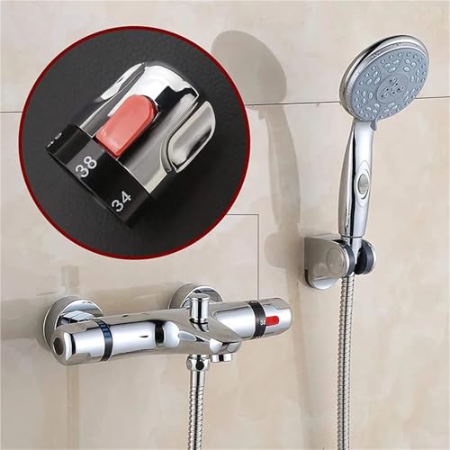 Poignée de commande thermostatique pour robinet de douche et bain - 4