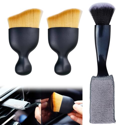 3 Pcs Microfiber Duster Brushes for Cleaning Devices
