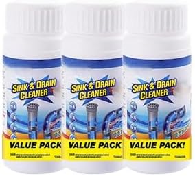 Polvo de dragado ecológico para fregadero y tubería de drenaje, potente desbloqueo de tubos, desatascador de alcantarillado de inodoro,