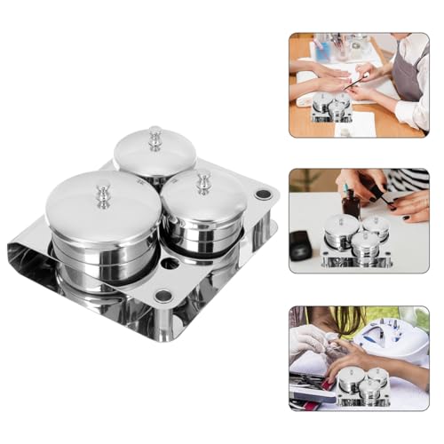 Set de 18 piezas para manicura con vasos y pinceles miniatura 7