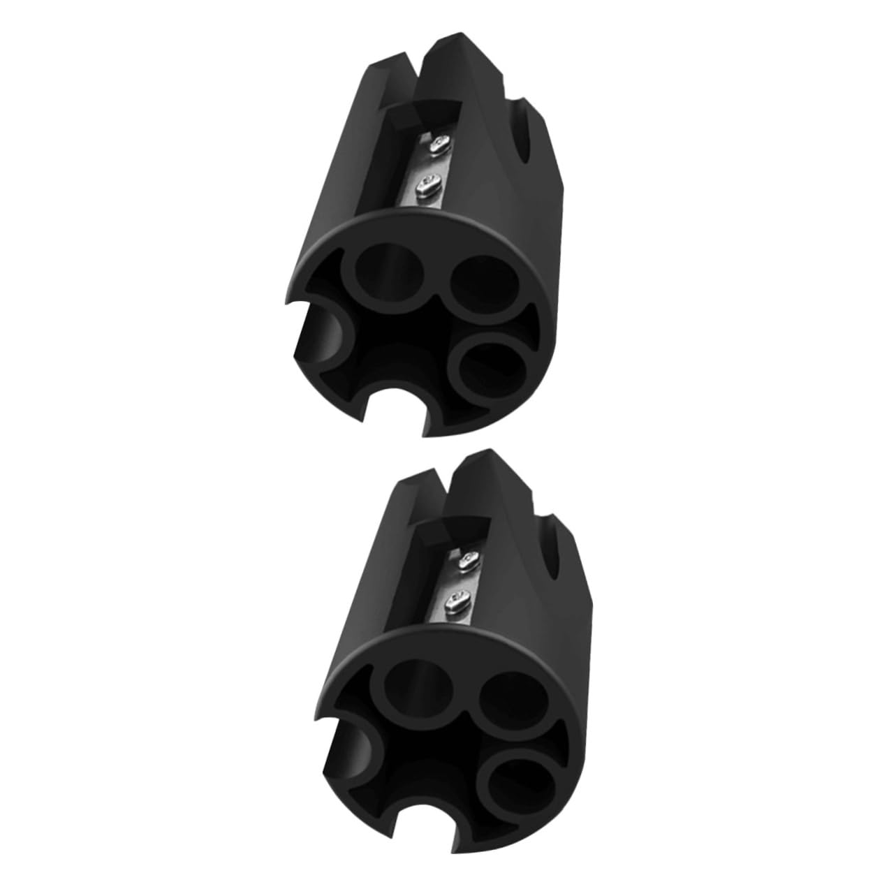 FOMIYES 2 Pz temperamatite temperamatite per sopracciglia affilacoltelli portatile tempera matite make up strumento cosmetico per occhi matita per occhi temperamatita trucco