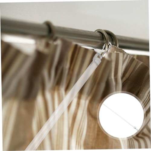 Asta per tendaggi in acrilico resistente da 43,2 cm e bacchetta inclinabile per finestra – Bastone apritenda per una facile tenda e accessorio perfetto per uso domestico