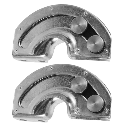 YARNOW 2pcs Hidden 90 Degree Hinge: Invisible Sliding Limiter for Kitchen Cabinet Industrial Equipment Stainless Steel Door Hardware for Home Office